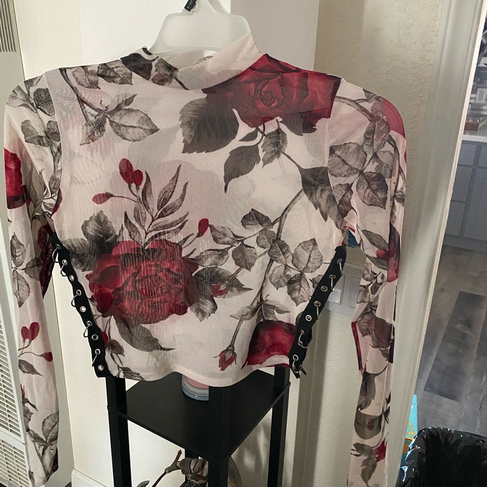 Mesh crop top